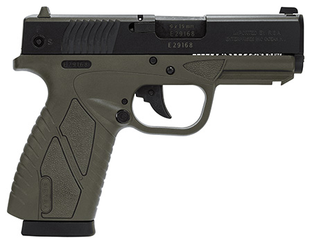 Bersa BP9ODCC 9mm 8R 3.3" Blk/ODG