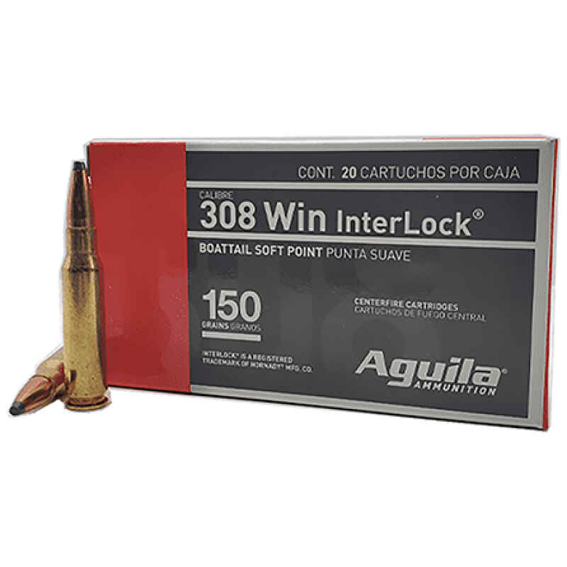 Aguila 8090AG 308 Win 150gr 20GA 10ct Case