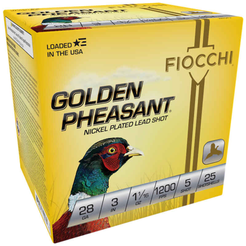 Fiocchi Golden Pheasant 28GA 3" #5