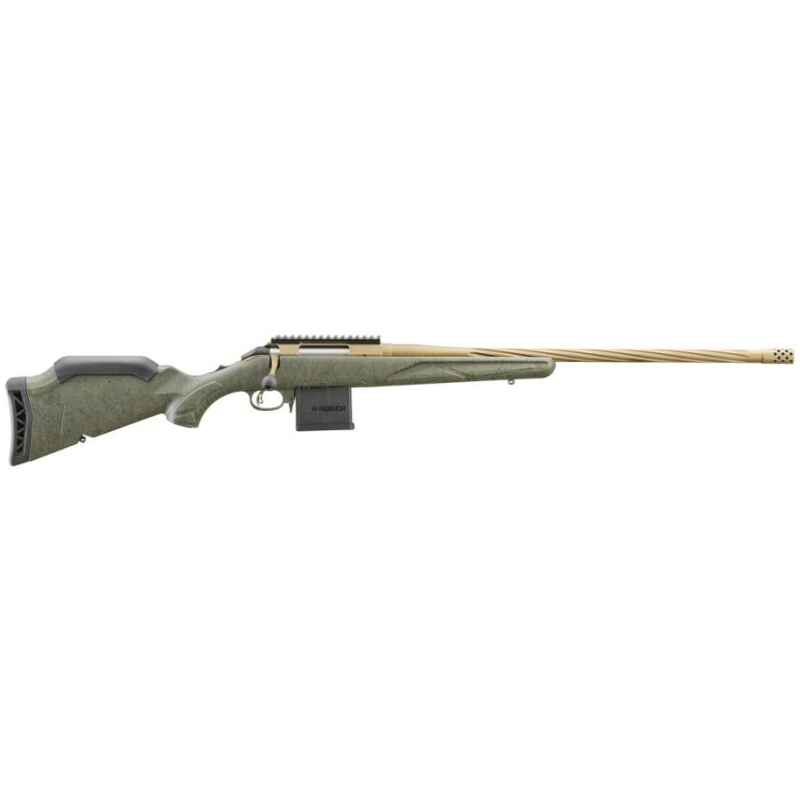 Ruger American Gen II Predator Rifle 204 Ruger 10rd Magazine 22" 1/2x28 Threaded Barrel Green