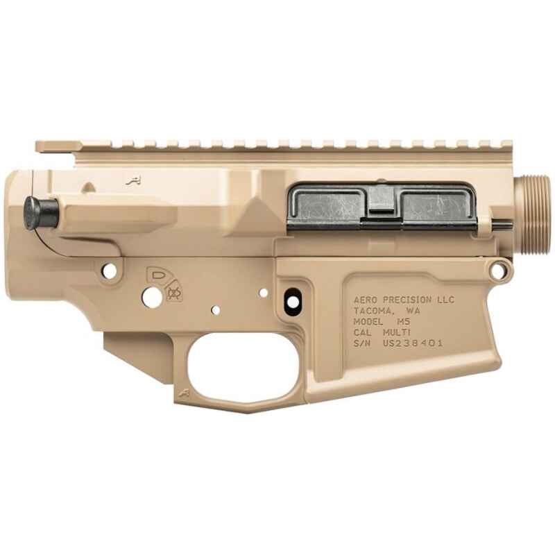 Aero Precision M5 (.308) Threaded Assembled Receiver Set FDE