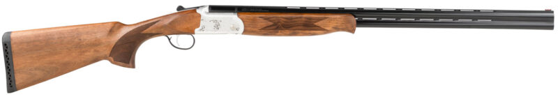 TriStar 33116 Trinity LT O/U 28 Gauge 28" 2rd 2.75" Silver Engraved Aluminum Rec Turkish Walnut Stock Right Hand (Full Size) Includes 5 MobilChoke