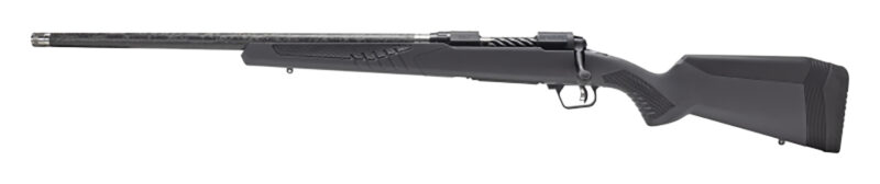 Savage Arms 57720 110 UltraLite 28 Nosler 2+1 24" Carbon Fiber Wrapped Barrel, Black Melonite Rec, Gray AccuStock with AccuFit, Left Hand