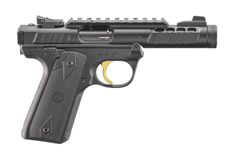 RUGER MKIV 22/45 LT 22LR BLK GLD TB