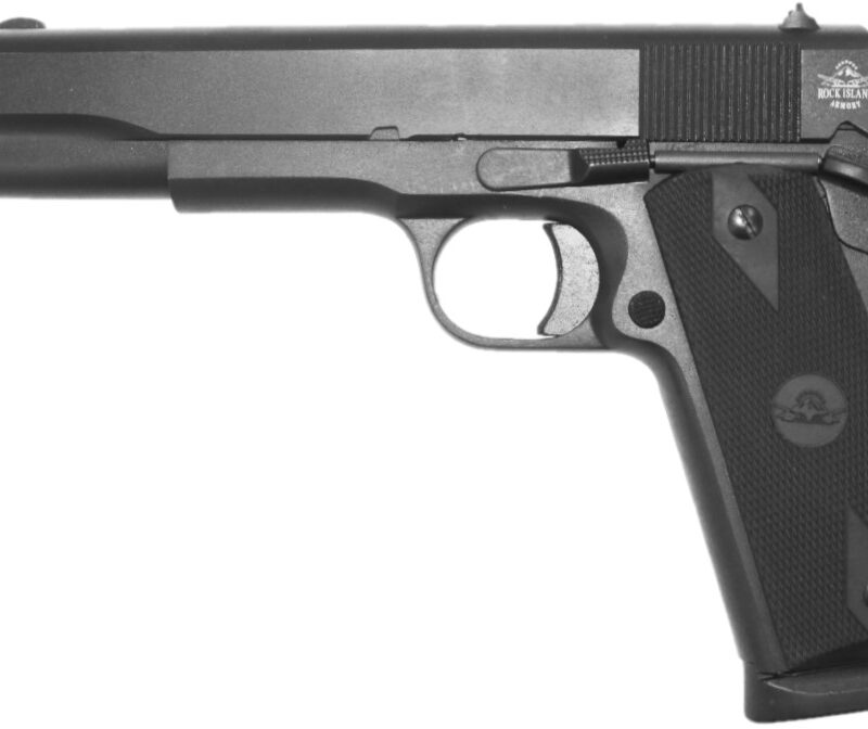 ROCK ISLAND ARMORY 1911 GI 45ACP 5" BLK FS      #