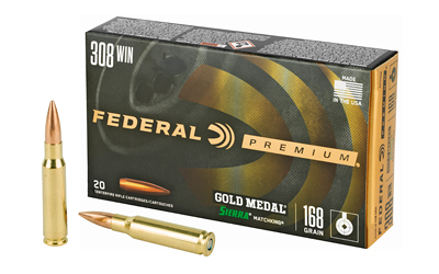 FEDERAL GOLD MEDAL 308WN 168GR BTHP 20/BOX
